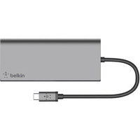 4-Port Mini Hub with USB-C and Power Pass Through