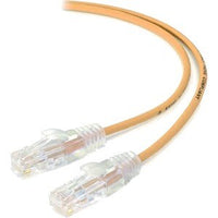Slim Orange Cat6 UTP Cable, 0.50m, 28AWG