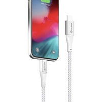 Silver USB-C to Lightning Cable, 1.5M