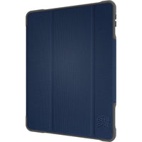 Dux Plus Duo iPad 7th/8th/9th Gen- Blue - U.S. Mil-Spec Drop Tested - Magnetic closure & Transparent Back - Case