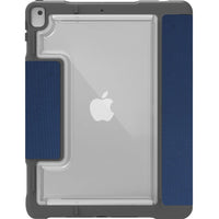 Dux Plus Duo iPad 7th/8th/9th Gen- Blue - U.S. Mil-Spec Drop Tested - Magnetic closure & Transparent Back - Case