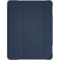 Dux Plus Duo iPad 7th/8th/9th Gen- Blue - U.S. Mil-Spec Drop Tested - Magnetic closure & Transparent Back - Case