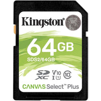 64GB Class 10 UHS-I SDXC Canvas Select Plus Card