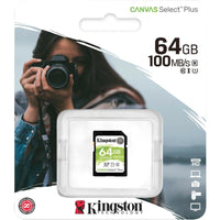 64GB Class 10 UHS-I SDXC Canvas Select Plus Card