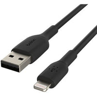 USB-A to Lightning Cable 1M - Black