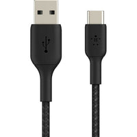 BOOST CHARGE USB-A to USB-C Braided Cable for Fast Charging