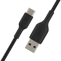 BOOST CHARGE USB-A to USB-C Braided Cable for Fast Charging