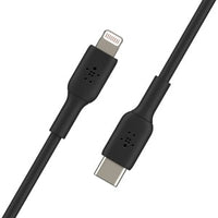 PVC USB-C to Lightning Cable, 1M, Black