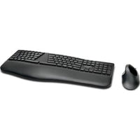 Ergonomic Wireless Keyboard and Mouse Combo - Black