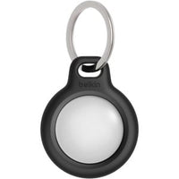 Black Secure Keyring Holder for AirTag
