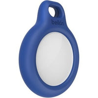 Blue Secure Holder Keyring for AirTag
