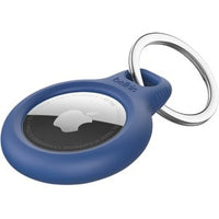 Blue Secure Holder Keyring for AirTag