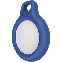 Blue Secure Holder Keyring for AirTag