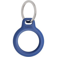 Blue Secure Holder Keyring for AirTag