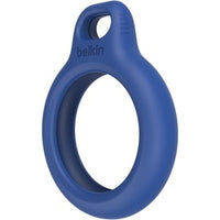 Blue Secure Holder Keyring for AirTag