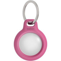 AirTag Pink Secure Holder Keyring