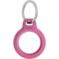 AirTag Pink Secure Holder Keyring