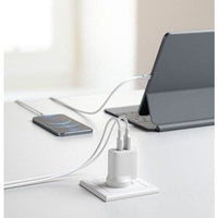 32W Dual Port USB-C and USB-A Rapid Power Charger