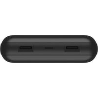 15W USB-A/C Black Power Bank 20K