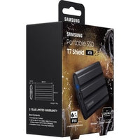 Portable 4TB USB-C T7 Shield Black Solid State Drive