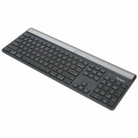 Wireless Keyboard DefenceGuard Solar Eco-Friendly Bluetooth Antimicrobial Full-Size Keyboard
