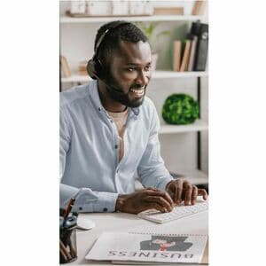 USB-C Stereo Bluetooth Headset with Stand, Evolve2 55 MS