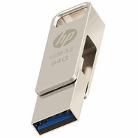 64GB Dual OTG Flash Drive for Type-C Android Devices & PC - HP x206c
