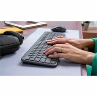 Slim Wireless Keyboard and Mouse Combo for Business