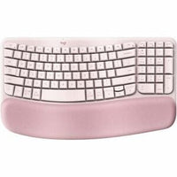 Wireless Ergonomic Keyboard in Rose