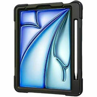 iPad Air 11 2024 Rugged Case with Hand Strap Shockproof Dual-Layer Protection