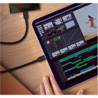 Boostcharge 15cm USB-C to USB-C Braided Data Transfer Cable