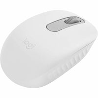 Wireless Bluetooth Mouse Off White with Comfortable Design - Model M196, Recycled Plastic, 12-Month Battery Life