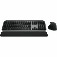 MX Keys S for Mac Grey Wireless Keyboard and Mouse Combo | Smart Illumination, Programmable Keys, 8k DPI Sensor | Performance Combo