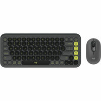 POP ICON Combo Bluetooth Keyboard and Mouse - GRAPHITE, Stylish and Customizable for Confidence - Astro - 2pc
