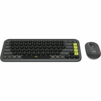 POP ICON Combo Bluetooth Keyboard and Mouse - GRAPHITE, Stylish and Customizable for Confidence - Astro - 2pc