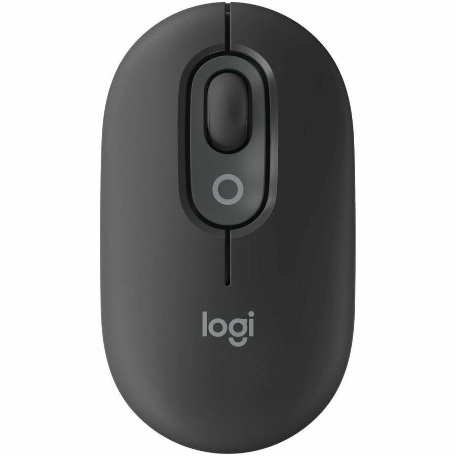 Wireless POP Mouse Graphite Model: POP-F23. Playful Design, Emoji Customization. Mouse