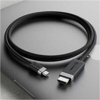USB-C to HDMI Cable for Fusion Series - Model Number: (insert model number) - High-Performance, HDMI V2.0 Standard - Connect USB-C Laptops/PCs to HDMI Displays
