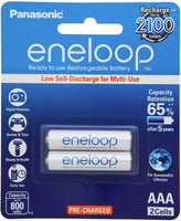 Eneloop AAA 800mAh Rechargeable Batteries 2 Pack