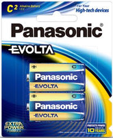 Evolta C Alkaline Battery 2 Pack Alkaline 1.5V Pack