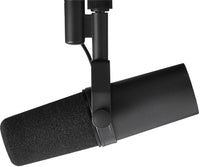 SM7B Studio Vocal Microphone with Yoke Mounting, Cardioid Polar Pattern, Pop Filter - Broadcasting Professional Podcasting Studio Recording