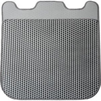 Loo Litter Mat Dual-Layered Rubber Model for Capturing Kitty Litter Floors