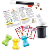 Magic Trick Training Set with Treat Wand & Training Cards-Treat Rabbit & Hat-Tricks for Dogs
