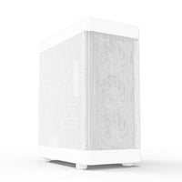 I4 White ATX Mid Tower Case 6x120mm Fans Mesh Design Max VGA 320mm