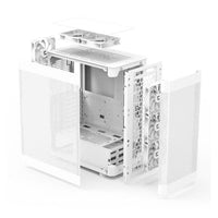 I4 White ATX Mid Tower Case 6x120mm Fans Mesh Design Max VGA 320mm
