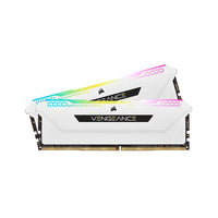 Vengeance RGB Pro 3200MHz 32GB DDR4 DIMM 2x16GB Unbuffered XMP 2.0 White LED Memory Kit
