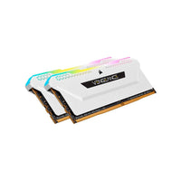 Vengeance RGB Pro 3200MHz 32GB DDR4 DIMM 2x16GB Unbuffered XMP 2.0 White LED Memory Kit