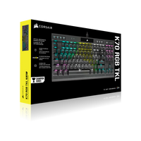 K70 TKL CS BLK-OPX Silver-RGB Mechanical Keyboard