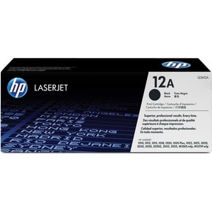 Black LaserJet Toner Cartridge, 12A Q2612A