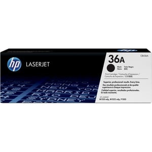 Black LaserJet Toner Cartridge, 36A CB436A