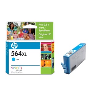 Cyan Ink Cartridge, 564XL High Capacity